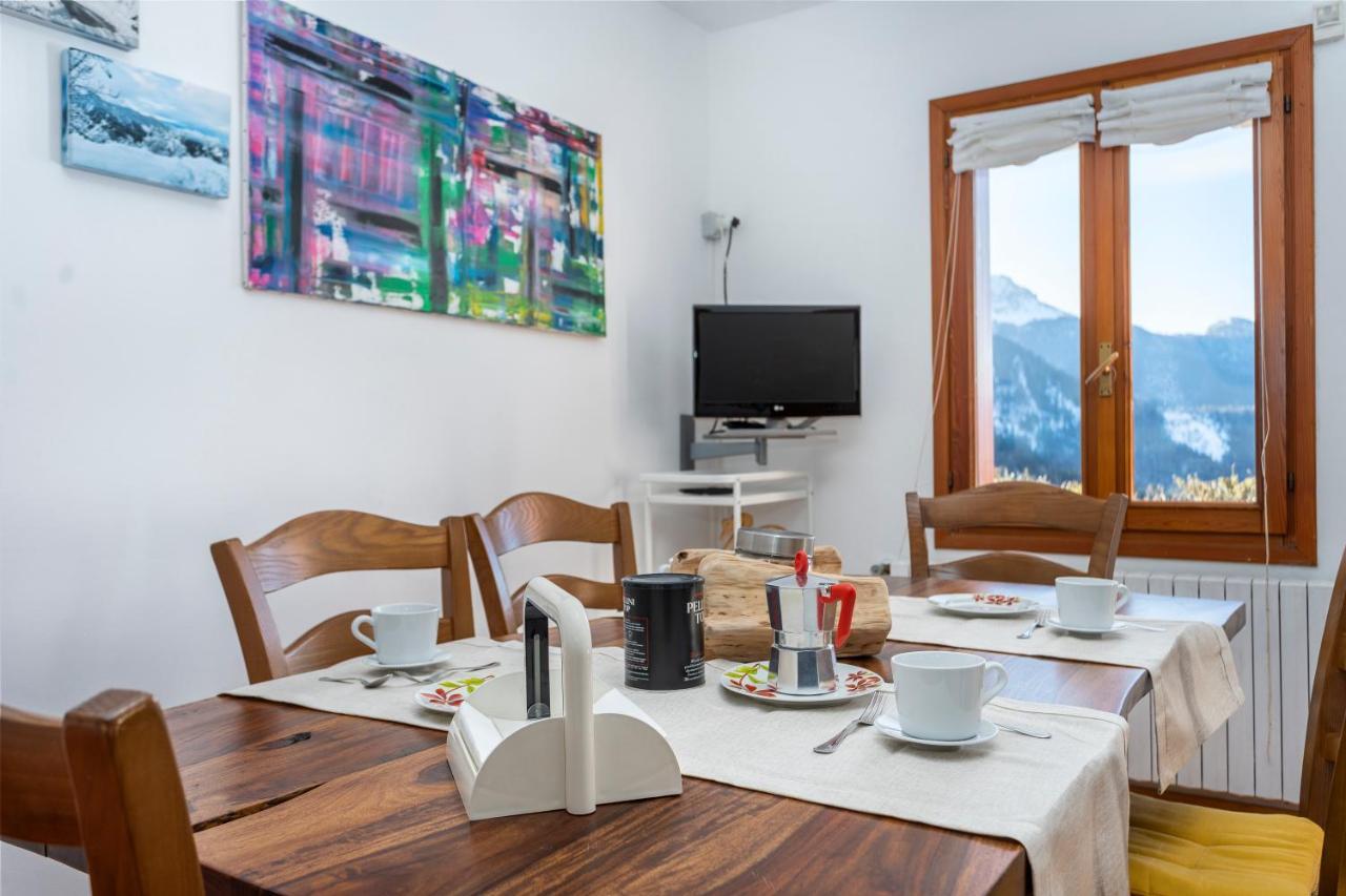 Villa Panoramic House Carnia - Mountain View Apt With Parking And Terraces Ligosullo Exterior foto